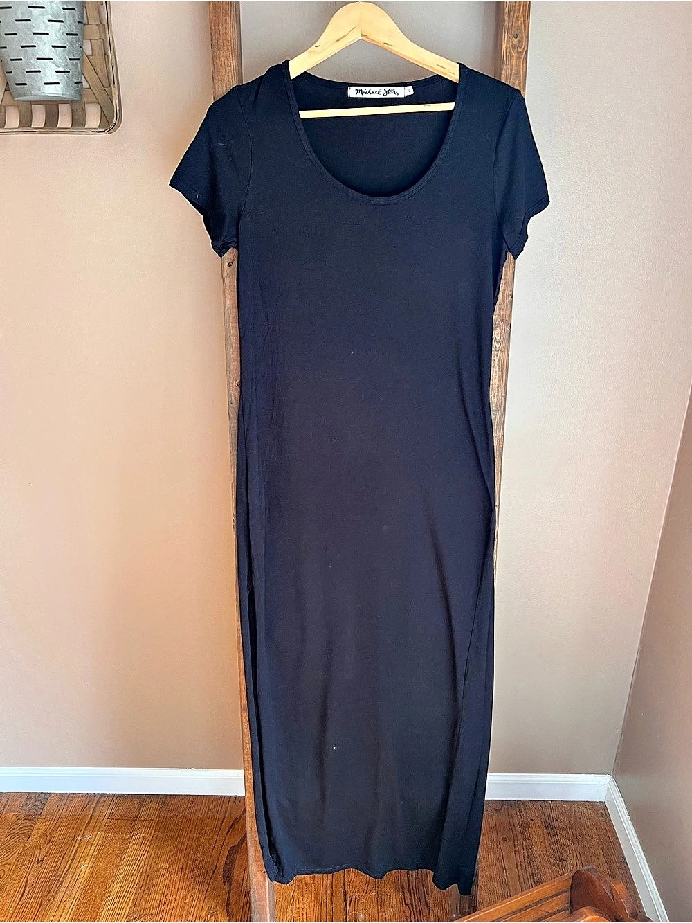 Michael Stars Black Maxi Dress Size Large L